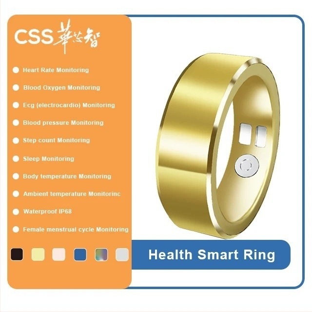 Huaxinzhi CSS R9 okos egészséggyűrű fitnesz követéssel és alvásfigyeléssel