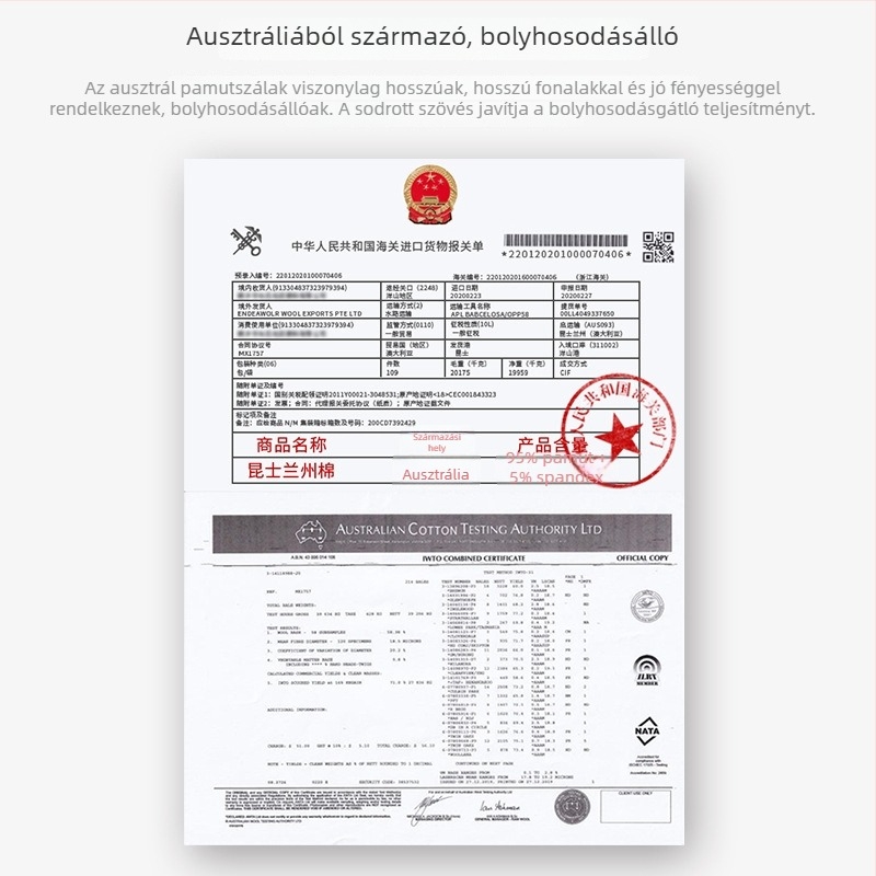 Pamut 100%-os őszi termikus készlet nőknek — vékony kerek nyakú pamut kötött felső és nadrág