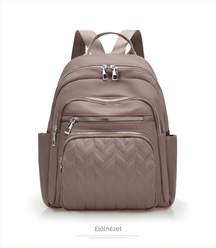 Uniszex Oxford hátizsák, koreai stílusú, minimalist dizájn, városi és utazási használatra, 20–35 L, 8 hüvelykes laptophoz