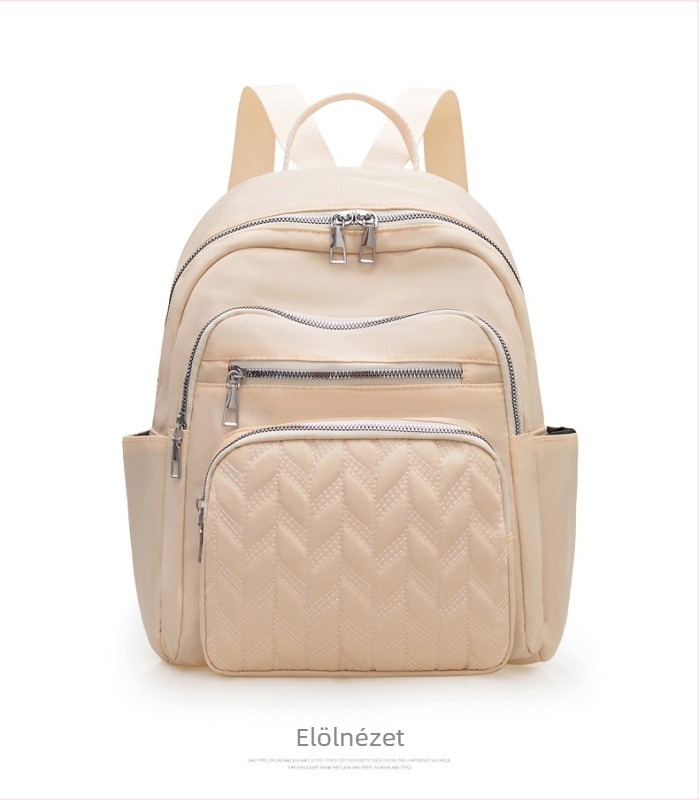 Uniszex Oxford hátizsák, koreai stílusú, minimalist dizájn, városi és utazási használatra, 20–35 L, 8 hüvelykes laptophoz