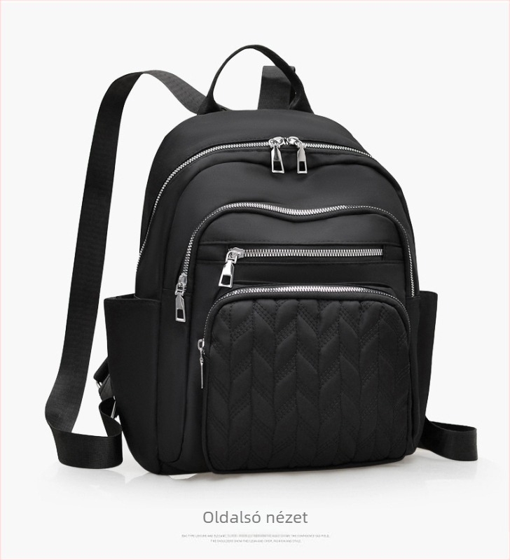 Uniszex Oxford hátizsák, koreai stílusú, minimalist dizájn, városi és utazási használatra, 20–35 L, 8 hüvelykes laptophoz