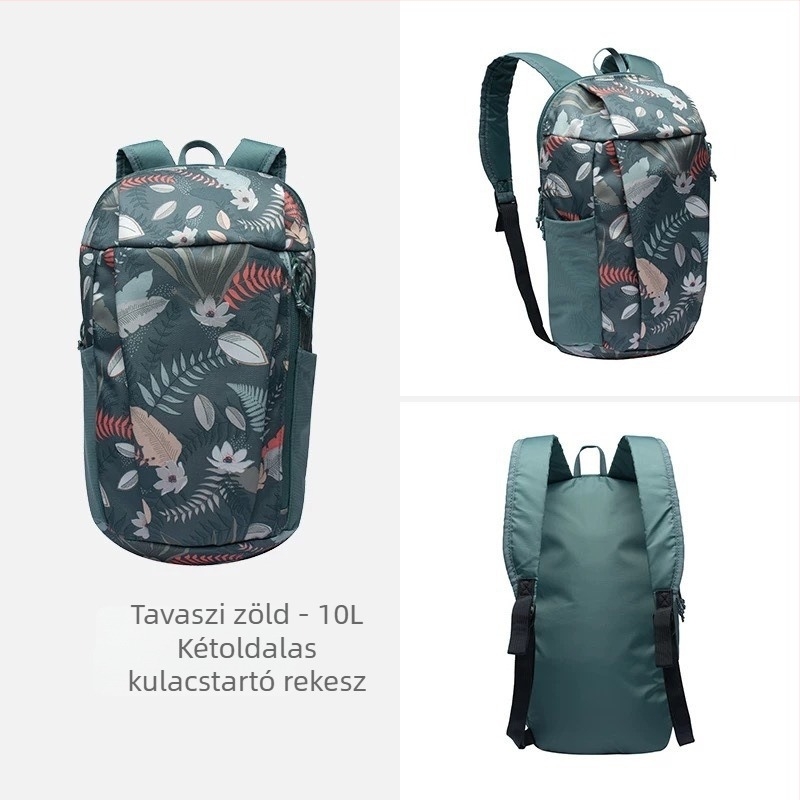 Unisex 10L hátizsák iskola és utazás számára, kompakt óvodai használatra