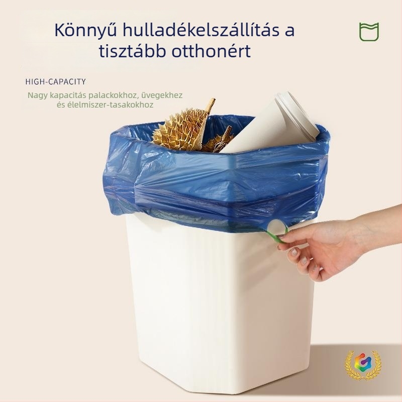 Szakadásmentes konyhai szemeteszsákok, extra vastagok, nagy méret, húzózsinóros, nagy kapacitású