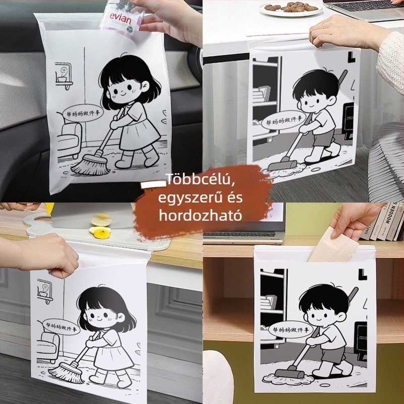 Öntapadós szemeteszsák autóhoz, irodához és otthonra