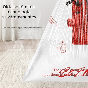 Szemeteszsákok tépésálló, vastagított kivitelben, húzókötéssel, háztartási konyhai használatra