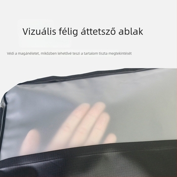 Hordozható vákuumos tároló tasak, vastagított, tartós, légmentesen záródó, nedvesség- és vízálló, utazáshoz és kültéri használatra