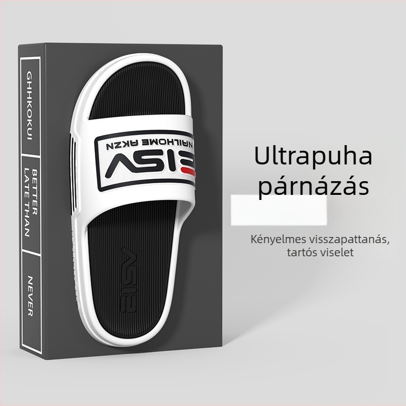 Uniszex nyári papucs vastag talppal, belső és külső használatra, csúszásmentes, könnyű és divatos