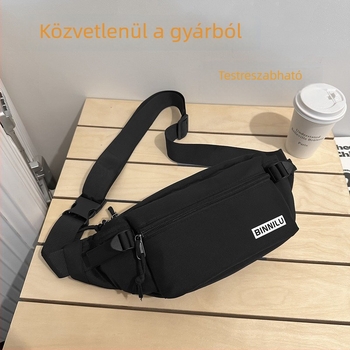 Férfi crossbody táska Harajuku stílusban, kompakt kis hátizsák mindennapi használatra