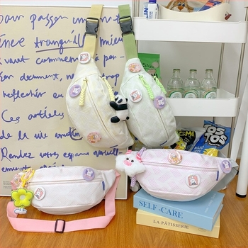 Női Mori-stílusú crossbody táska, könnyű nylonból, aranyos niche dizájn, japán ihletésű minimalist mindennapi táska