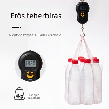 Fixed Háztartási lapos szájú, akasztós szemeteszsák, vastagított, tartós – konyha, asztal és autó