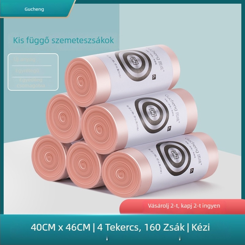 Fixed Háztartási lapos szájú, akasztós szemeteszsák, vastagított, tartós – konyha, asztal és autó