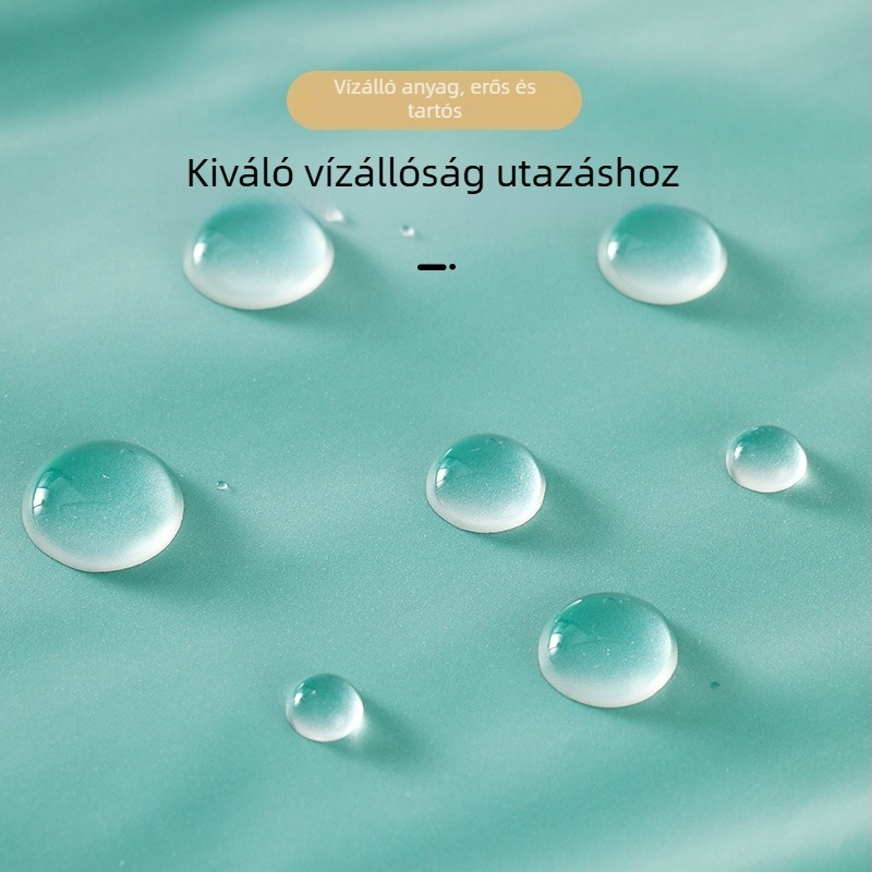 Aranyos karikatúrás utazási tároló tasak cipőkhez, fehérneműhöz és ruházathoz – vízálló és porálló, húzózsinóros zárás