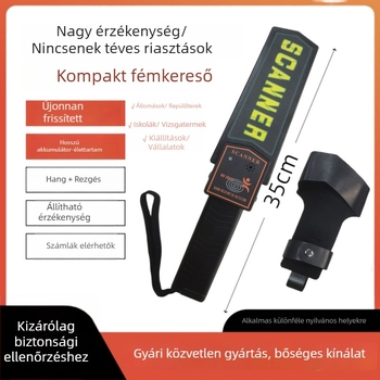 MD-3003B1 Kompakt kézi fémdetektor, magas érzékenységű, biztonsági szkenner
