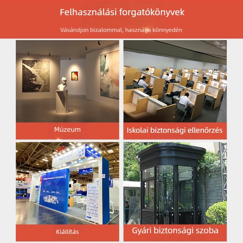 MD-3003B1 Kompakt kézi fémdetektor, magas érzékenységű, biztonsági szkenner