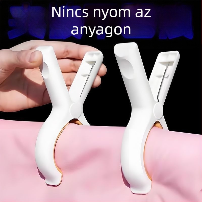 Szélálló ágynemű szárító klippek, csúszásmentes ruhaszárító klippek, nyom nélküli szárító klippek, lepedő rögzítőklippek