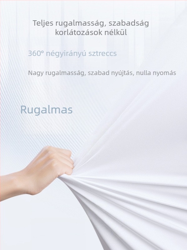 Férfi 200-szálas rugalmas kötött ing rövid ujjú, vasalásmentes, gyűrődésálló, légáteresztő, üzleti-kazual stílus.