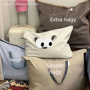Nagy kapacitású paplan és ruhák tároló táska költözéshez és kollégiumi szobához