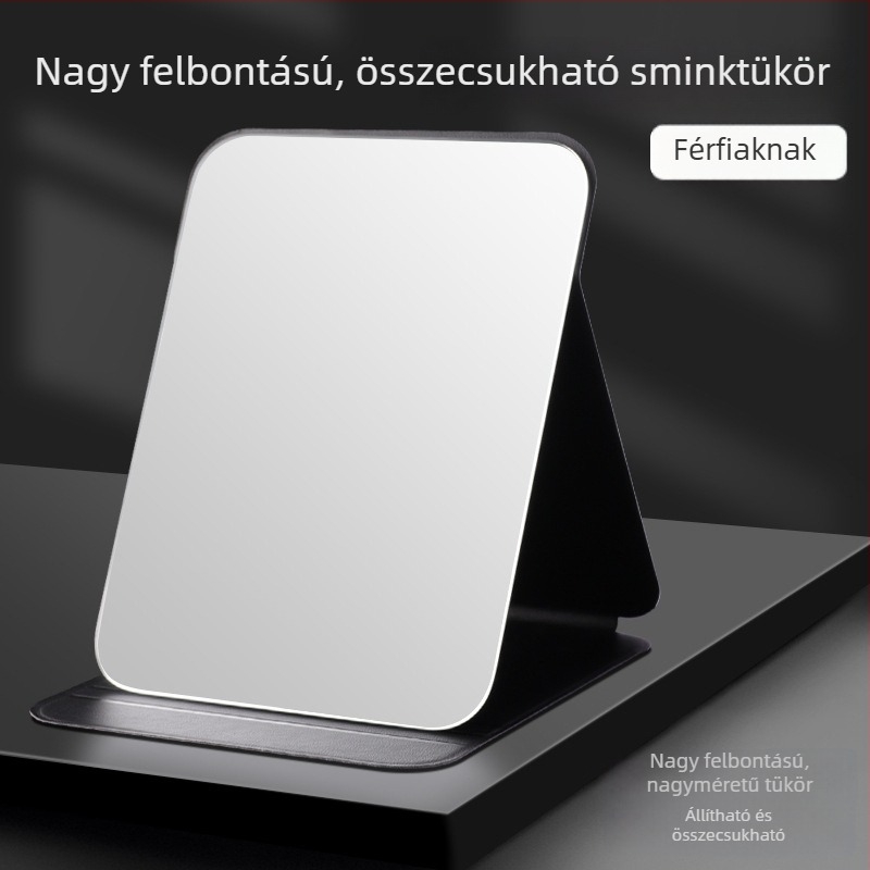 Összecsukható sminktükör íróasztalra és otthonra, nagy méretű