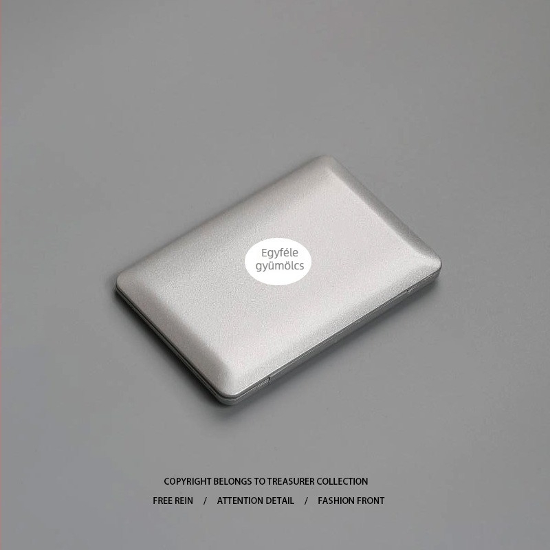 Mini hordozható tükör laptop-stílusban, összecsukható sminktükör diák kollégiumi szobához