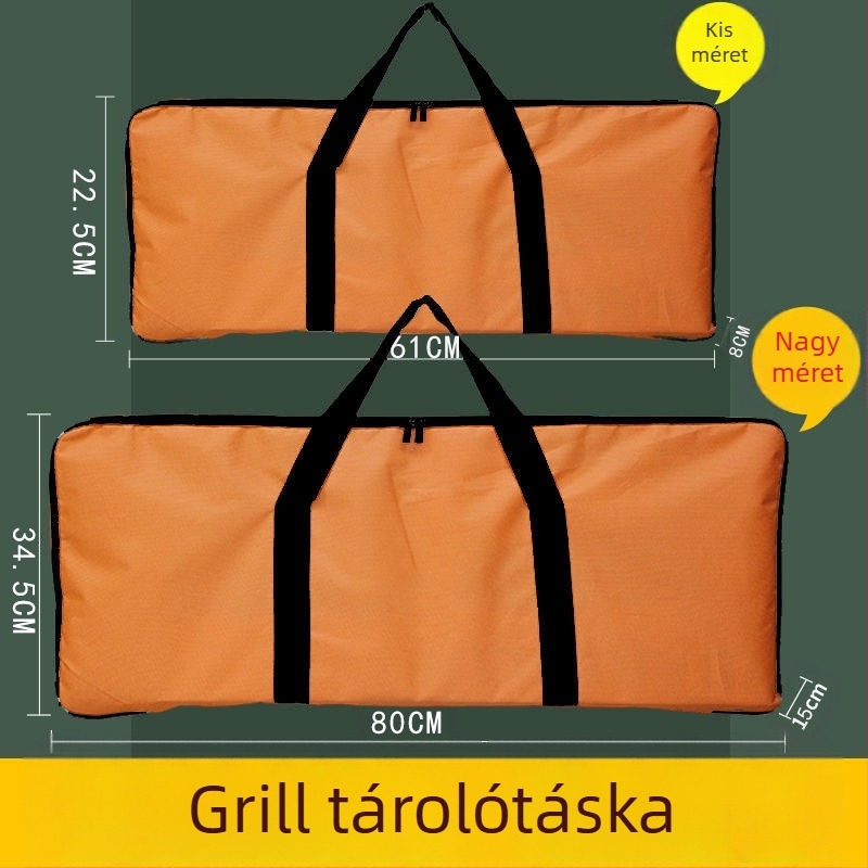 Oxford anyagú barbecue eszközök és grillszerszámok tároló táska