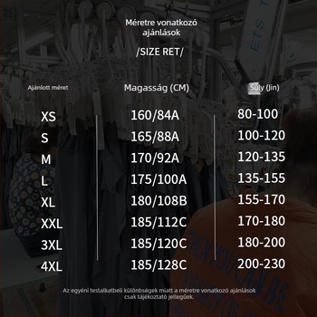 Férfi fehér pamut-spandex hosszú ujjú póló, kerek nyakú, prémium új modell, 265 g