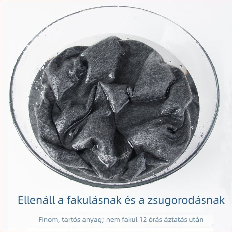 Férfi modal felső, könnyű, lélegző, rövid ujjú, kerek nyakú, karcsú fazon, alapréteg