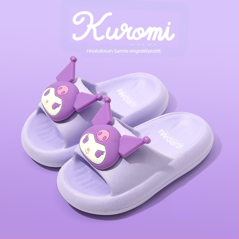 Sanrio gyerek papucs mesefigurával, nyár, uniszex, beltéri és kültéri viseletre, csúszásmentes EVA talppal