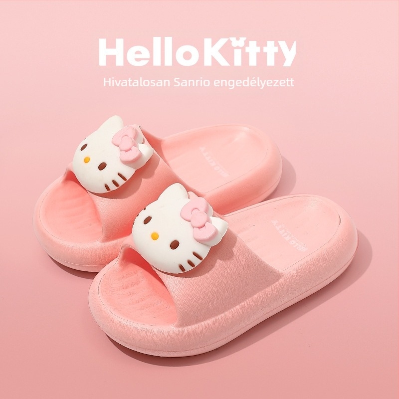 Sanrio gyerek papucs mesefigurával, nyár, uniszex, beltéri és kültéri viseletre, csúszásmentes EVA talppal