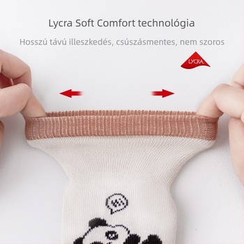Baba talpvédő zokni csúszásmentes, méret 26, lélegző finom pamutból, 1–3 éveseknek, tavasz–ősz