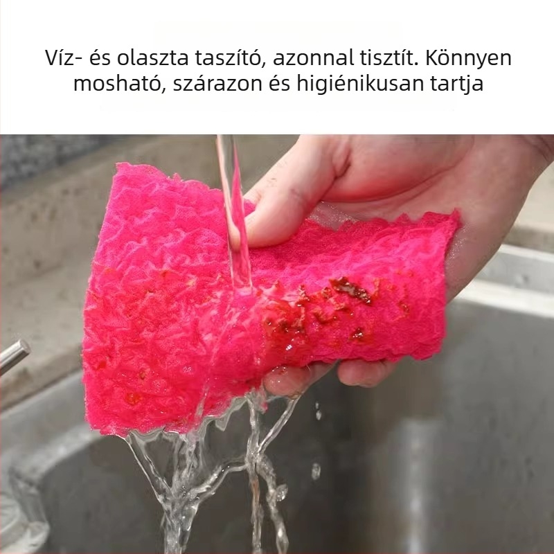 Mikroszálas konyhai szivacs edényekhez, multifunkcionális