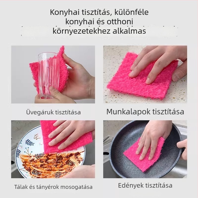 Mikroszálas konyhai szivacs edényekhez, multifunkcionális