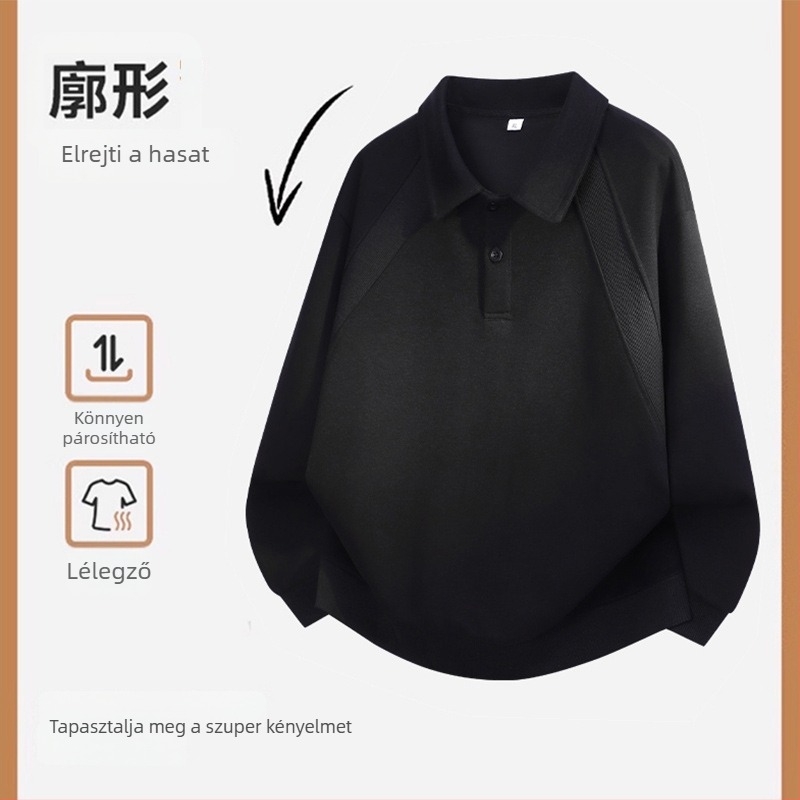 L-8XL Férfi corduroy kapucnis pulóver, V-nyakú, laza stílus, tavasz/ősz