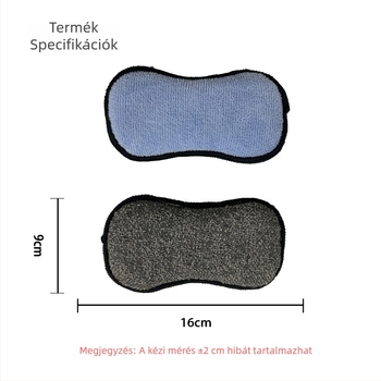 Kétoldalas mikroszálas szivacs blokk, vákuumcsomagolt, olajálló tisztító kendő, edényekhez való törölköző és rongy