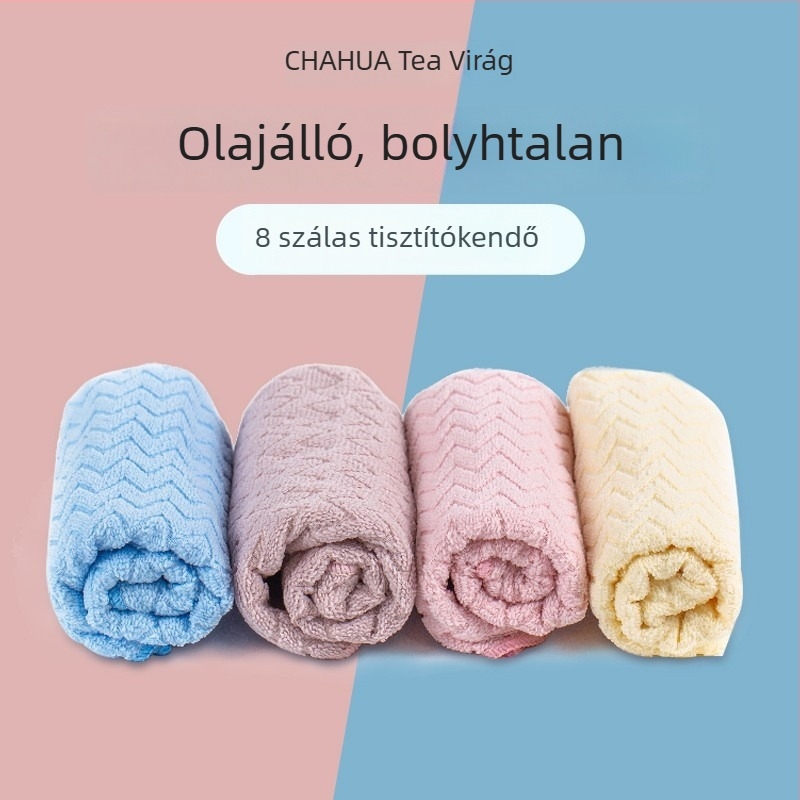Camellia nejlon konyhai tisztító kendő, edényekhez, nedvszívó, vastagított, szöszmentes
