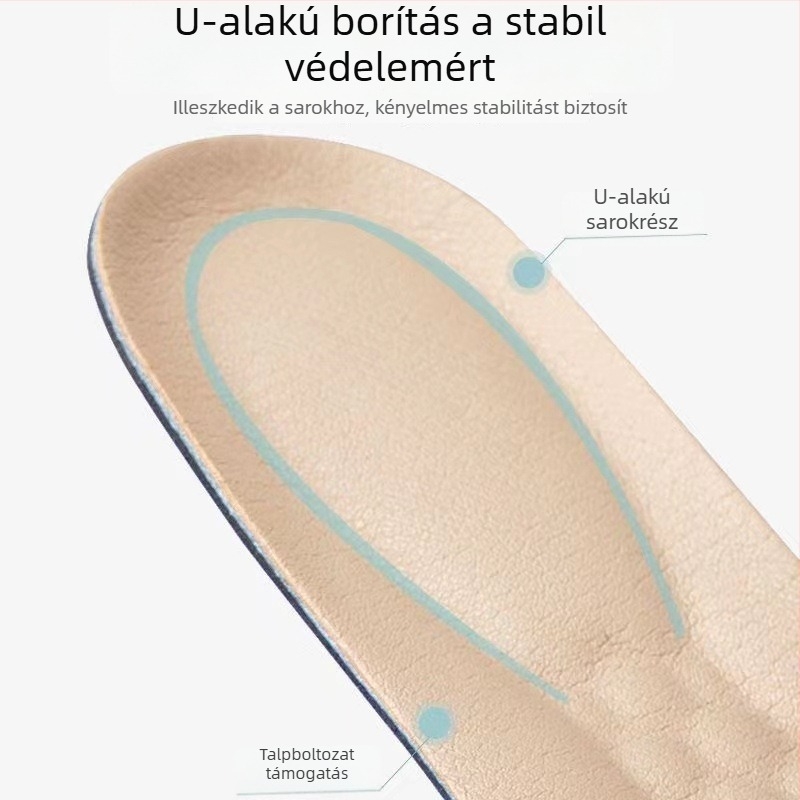 Női loafer talpbetét valódi bőrből, vastag, légáteresztő, szagtalanító, nedvességelvezető, teljes talpbetét