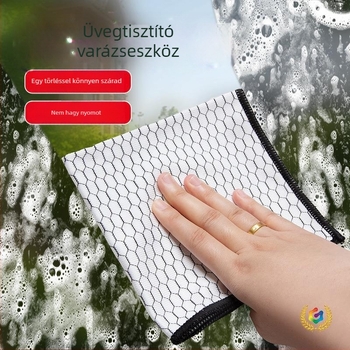 Méhessejt mintás tisztító kendő, szöszmentes, nedvszívó edényekhez, konyhai tisztításhoz és üveg törléséhez