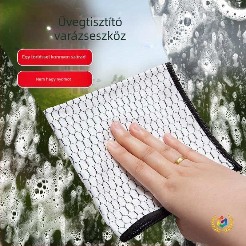 Méhessejt mintás tisztító kendő, szöszmentes, nedvszívó edényekhez, konyhai tisztításhoz és üveg törléséhez