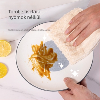 Konyhai tisztító kendők ultrafin rostból, extra-nagy és vastag, nedvszívó, 8 darab