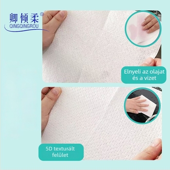 Qingqingrou Matt felületű súrolópad, egyszer használatos konyhai törlőkendő, olaj- és vízfelvétel, nem szövött anyag