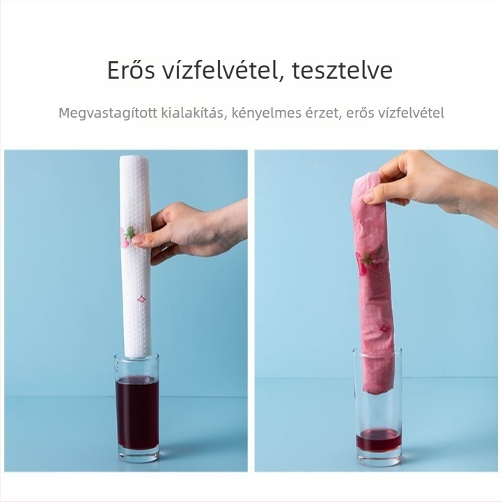 Vastagított egyszer használatos konyhai tisztító kendők, nemszőtt anyag, nedvszívó és mosható