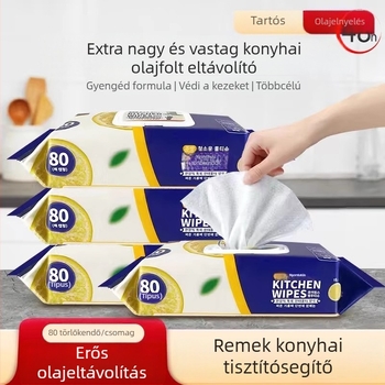 Yirui Konyhai nemszövött kendő, olajálló és tisztító – nedves, egyszer használatos törlők edényekhez, mintázott