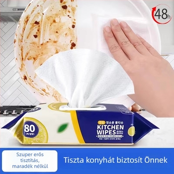 Yirui Konyhai nemszövött kendő, olajálló és tisztító – nedves, egyszer használatos törlők edényekhez, mintázott