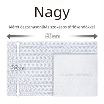 Konyhai törlőkendő edényekhez – kétirányú használat, nedves vagy száraz, olaj- és vízfelvevő, egyszer használatos