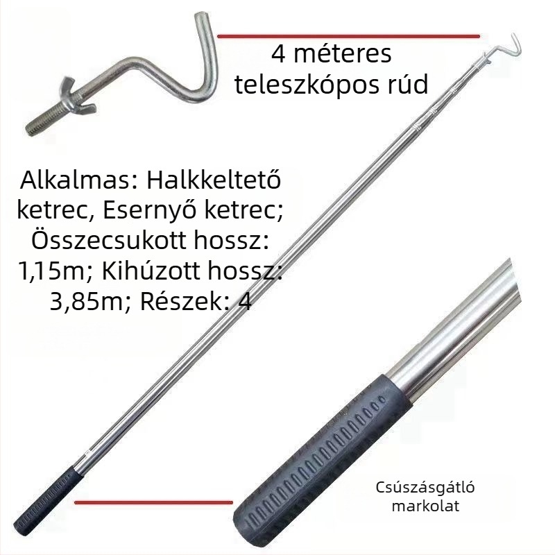 Nyitott keretű garnéla háló, összecsukható emelőháló, garnéla ketrec és halászati háló