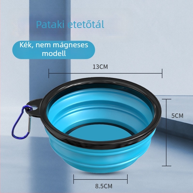 Összecsukható etetőtál mágneses etetőedénnyel, horgászathoz, kompakt keverőtál
