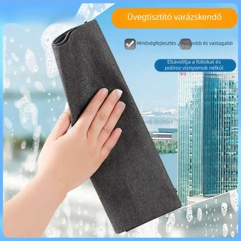 Mágikus rongy üvegtisztításra – nyom nélküli