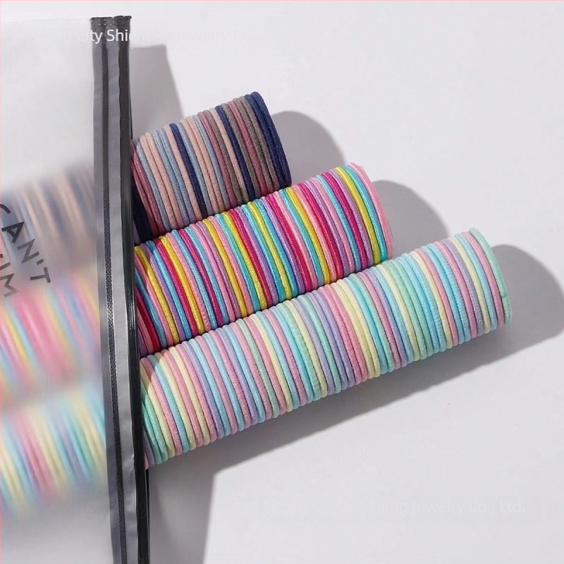 300 darab színes hajgumi gyerekeknek – kímélő a hajhoz, kiváló rugalmasságú és tartós