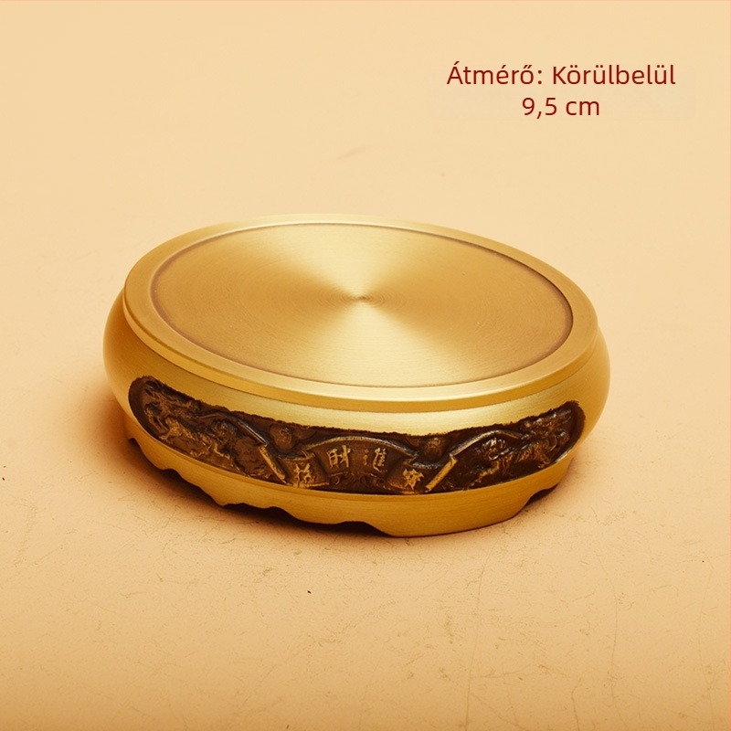 Fából készült kiállító talapzat porcelán, kerámia és bronz darabokhoz — otthoni és irodai dekoráció