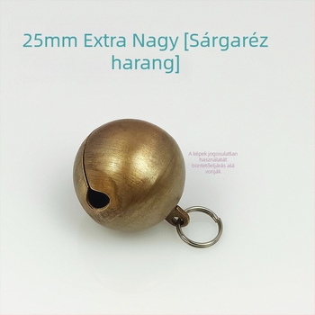 Tengeri horgászbot jelzőharang, extra-nagy sárgaréz haranggal 22–25 mm, hosszú dobásokhoz