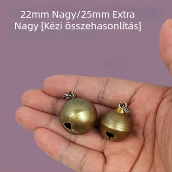 Tengeri horgászbot jelzőharang, extra-nagy sárgaréz haranggal 22–25 mm, hosszú dobásokhoz